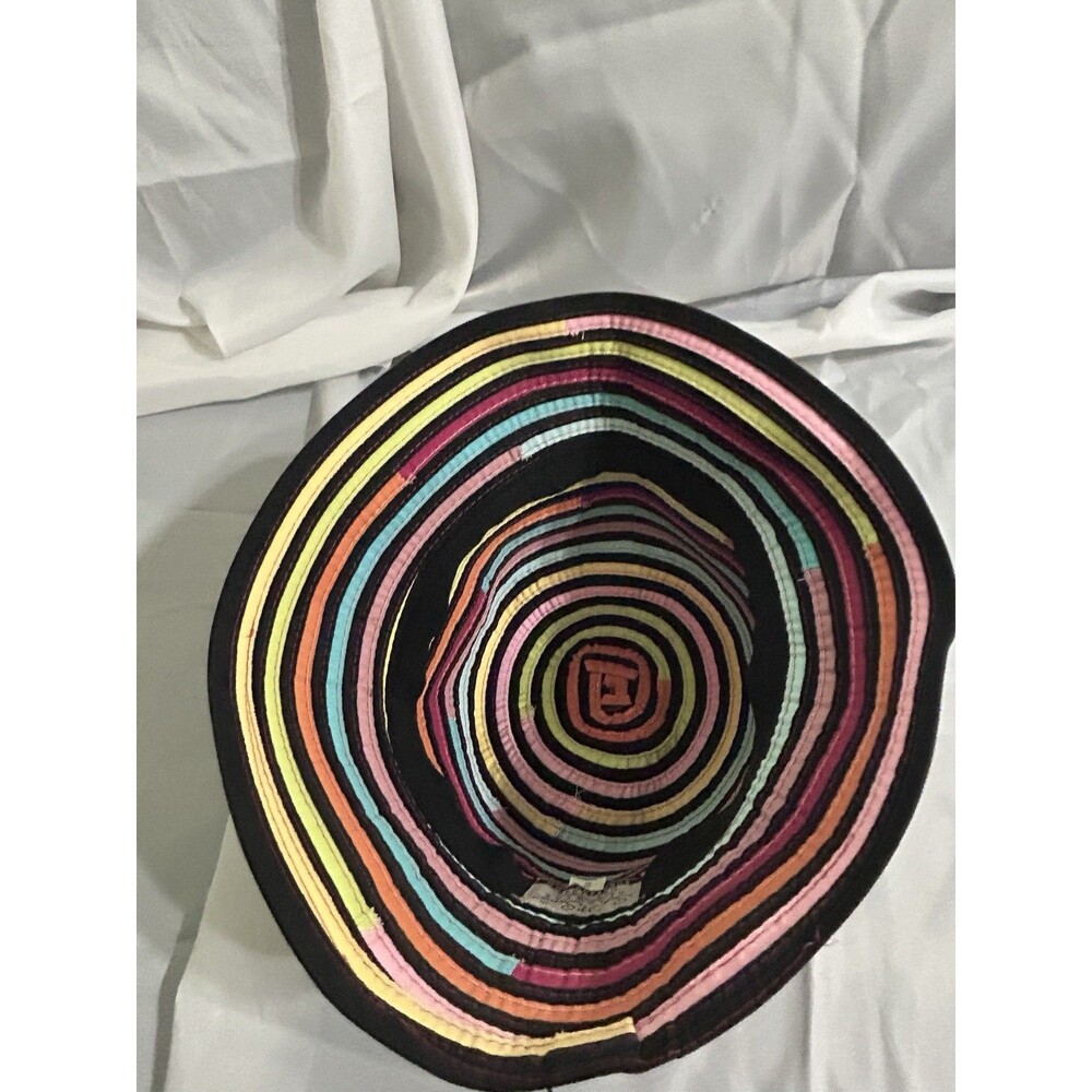 Sun-N-Sand  Woman’s Beach fishing gardening outdoor Rainbow Colors Bucket Hat - Picture 9 of 10